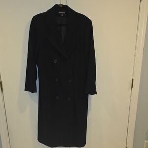 Women's DONNEYBROOK  Black Wool Double Breasted Coat